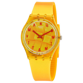 Đồng hồ Swatch Coeur De Mangue Quartz Orange Mango Dial GO119 Unisex Chính hãng Sale giá Rẻ tại XaXi World