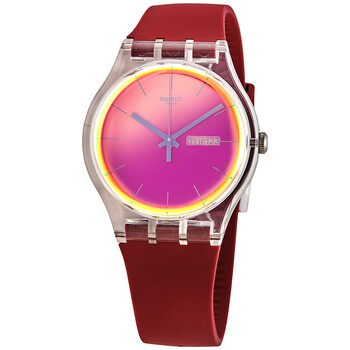 Đồng hồ Swatch POLARED Quartz Red Dial SUOK717 Nữ Chính hãng Sale giá Rẻ tại XaXi World