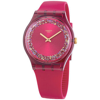 Đồng hồ Swatch Ruby Rings Quartz Red Dial SUOP111 Nữ Chính hãng Sale giá Rẻ tại XaXi World