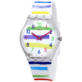 Đồng hồ Swatch Colorland Mặt Trắng GE254 Nữ Chính hãng Sale giá Rẻ tại XaXi World