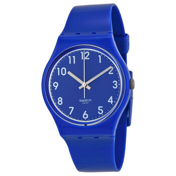 Đồng hồ Swatch Zaf Mặt Xanh Blue Rubber GN238 Unisex Chính hãng Sale giá Rẻ tại XaXi World