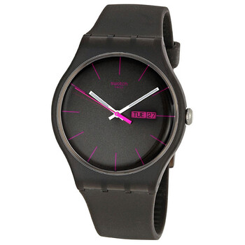 Đồng hồ Swatch Rebel Mặt Nâu Brown Rubber 41 mm SUOC700 Unisex Chính hãng Sale giá Rẻ tại XaXi World