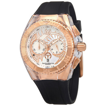 Đồng hồ Technomarine Cruise Chronograph Quartz Mặt Xà Cừ Trắng TM-119018 Nữ Chính hãng Sale giá Rẻ tại XaXi World