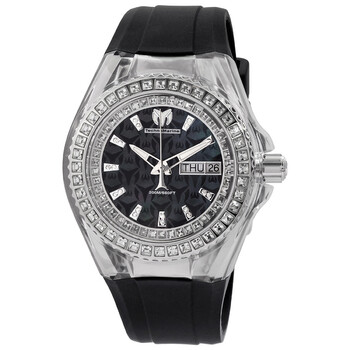 Đồng hồ Technomarine Cruise Quartz Mặt Đen Pha Lê TM-121174 Nam Chính hãng Sale giá Rẻ tại XaXi World