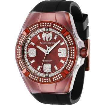 Đồng hồ Technomarine Cruise Quartz Crystal Red Dial TM-121223 Nam Chính hãng Sale giá Rẻ tại XaXi World