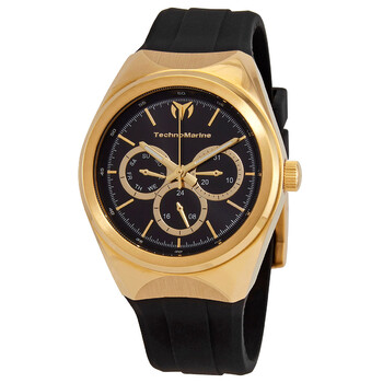Đồng hồ Technomarine MoonSun Quartz Mặt Đen TM-820017 Nữ Chính hãng Sale giá Rẻ tại XaXi World