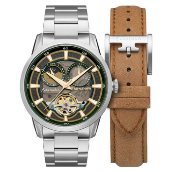 Đồng hồ Thomas Earnshaw Carlyle Open Heart Automatic Mặt Xanh Lá ES-8197-33 Nam Chính hãng Sale giá Rẻ tại XaXi World