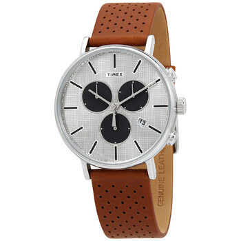 Đồng hồ Timex Fairfield Chronograph Quartz Mặt Bạc TW2R79900 Nam Chính hãng Sale giá Rẻ tại XaXi World