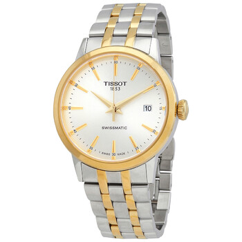 Đồng hồ Tissot Classic Dream Automatic Mặt Bạc Dây Demi T129.407.22.031.01 Nam Chính hãng Sale giá Rẻ tại XaXi World