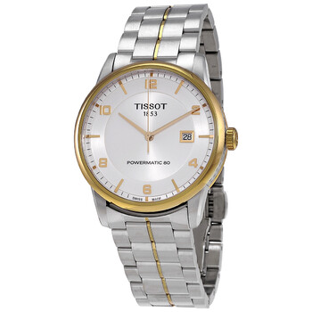 Đồng hồ Tissot Luxury Automatic Mặt Bạc Dây Demi T086.407.22.037.00 Nam Chính hãng Sale giá Rẻ tại XaXi World