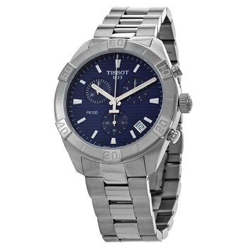 Đồng hồ Tissot PR 100 Chronograph Quartz Mặt Xanh T101.617.11.041.00 Nam Chính hãng Sale giá Rẻ tại XaXi World