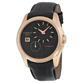 Đồng hồ Tissot Couturier Automatic Mặt Đen Dây Da Đen T0354283605100 Nam Chính hãng Sale giá Rẻ tại XaXi World