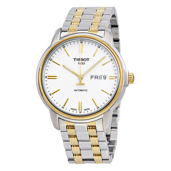 Đồng hồ Tissot T-Classic Automatic III Mặt Trắng T0654302203100 Nam Chính hãng Sale giá Rẻ tại XaXi World