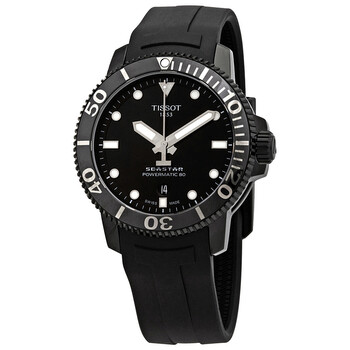 Đồng hồ Tissot Seastar 1000 Mặt Đen Automatic Rubber T120.407.37.051.00 Nam Chính hãng Sale giá Rẻ tại XaXi World