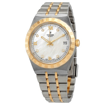 Đồng hồ Tudor Royal Automatic Diamond Mặt Xà Cừ M28403-0007 Unisex Chính hãng Sale giá Rẻ tại XaXi World