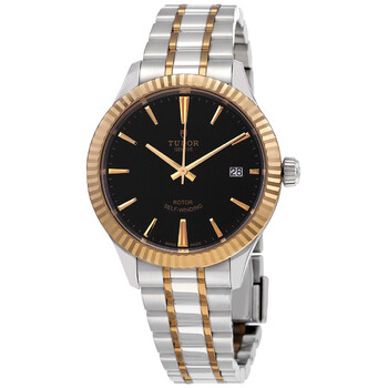 Đồng hồ Tudor Style Automatic Mặt Đen Dây Demi M12513-0005 Unisex Chính hãng Sale giá Rẻ tại XaXi World