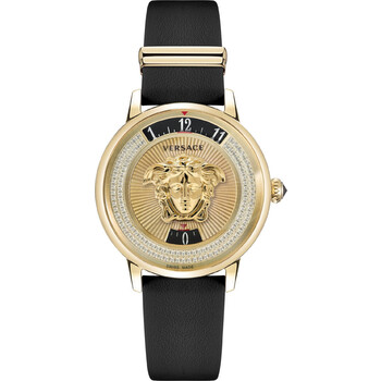 Đồng hồ Versace Medusa Icon Diamond Quartz Mặt Vàng VEZ200722 Nữ Chính hãng Sale giá Rẻ tại XaXi World