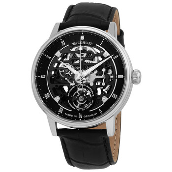 Đồng hồ Waldhoff Capital Carbon Silver Mặt Đen 06D Nam Chính hãng Sale giá Rẻ tại XaXi World
