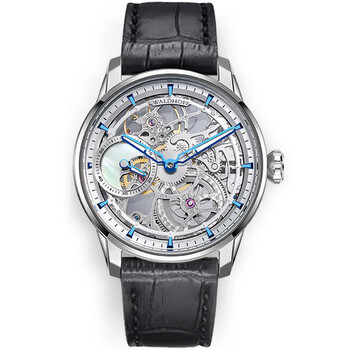 Đồng hồ Waldhoff Paragon Pearl Silver Lên Cót Tay Mặt Bạc MW-12 AM Nam Chính hãng Sale giá Rẻ tại XaXi World