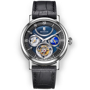 Đồng hồ Waldhoff Ultramatic Limited Tourbillon Lên Cót Tay Mặt Xám MW-05BM Nam Chính hãng Sale giá Rẻ tại XaXi World