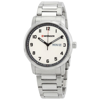 Đồng hồ Wenger Attitude Quartz Mặt Trắng 01.1541.120 Nam Chính hãng Sale giá Rẻ tại XaXi World