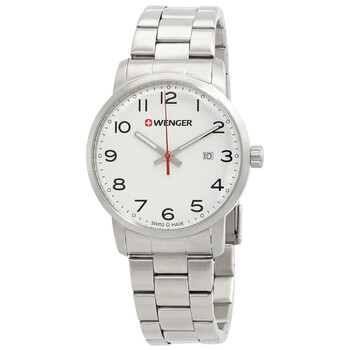 Đồng hồ Wenger Avenue Quartz Mặt Trắng 01.1641.104 Nam Chính hãng Sale giá Rẻ tại XaXi World