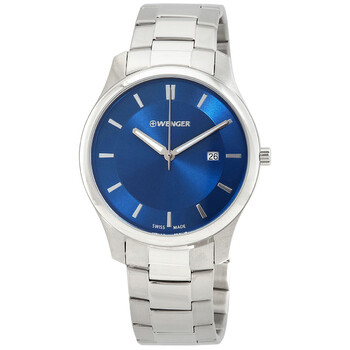 Đồng hồ Wenger City Classic Quartz Mặt Xanh 01.1441.117 Nam Chính hãng Sale giá Rẻ tại XaXi World