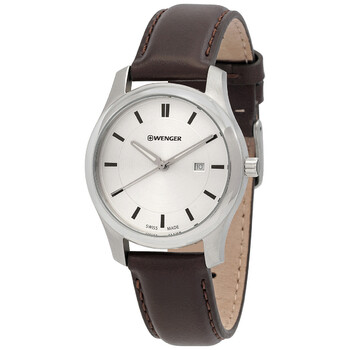 Đồng hồ Wenger City Classic Quartz Mặt Trắng 01.1421.119 Nam Chính hãng Sale giá Rẻ tại XaXi World