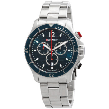 Đồng hồ Wenger Seaforce Chronograph Quartz Mặt Xanh 01.0643.115 Nam Chính hãng Sale giá Rẻ tại XaXi World