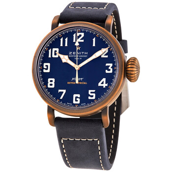 Đồng hồ Zenith Pilot Type 20 Automatic Mặt Xanh 29.2430.679/57.C808 Nam Chính hãng Sale giá Rẻ tại XaXi World