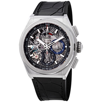 Đồng hồ Zenith Defy El Primero 21 Chronograph Automatic Black Skeletal Dial Titanium 95.9000.9004/78.R582 Nam Chính hãng Sale giá Rẻ tại XaXi World
