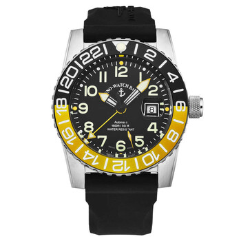 Đồng hồ Zeno Airplane Diver World Time Automatic Mặt Đen 6349GMT-12-A1-9 Nam Chính hãng Sale giá Rẻ tại XaXi World