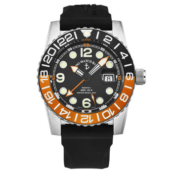 Đồng hồ Zeno Airplane Diver World Time Automatic Mặt Đen 6349GMT-3-A15 Nam Chính hãng Sale giá Rẻ tại XaXi World