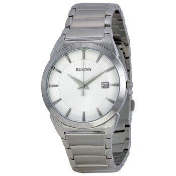 Đồng hồ Bulova Mặt Màu Bạc Vỏ Thép Không Gỉ 96B015 Nam Chính hãng Sale giá Rẻ tại XaXi World