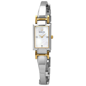 Đồng hồ Bulova Classic Quartz (máy pin) Diamond Mặt Khảm Xà Cừ 98P188 Nữ Chính hãng Sale giá Rẻ tại XaXi World