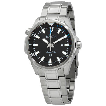 Đồng hồ Bulova Marine Star Quartz (máy pin) Black Sunray Dial 96B382 Nam Chính hãng Sale giá Rẻ tại XaXi World