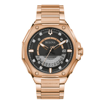 Đồng hồ Bulova Precisionist X Quartz (máy pin) Diamond Mặt Số Đen 97D129 Nam Chính hãng Sale giá Rẻ tại XaXi World