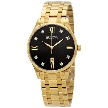 Đồng hồ Bulova Diamond Mặt Số Đen 97D108 Nam Chính hãng Sale giá Rẻ tại XaXi World
