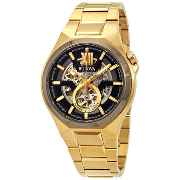 Đồng hồ Bulova Classic Automatic (máy cơ) Mặt Số Đen 98A178 Nam Chính hãng Sale giá Rẻ tại XaXi World