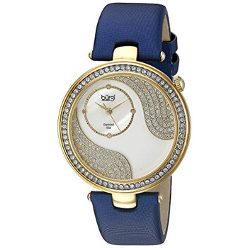 Đồng hồ Burgi Pave Design Crystal Mặt Khảm Xà Cừ BUR155BU Nữ Chính hãng Sale giá Rẻ tại XaXi World
