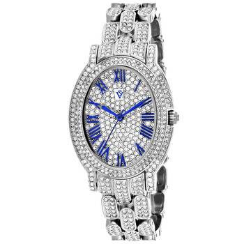 Đồng hồ Christian Van Sant Amore Quartz (máy pin) Mặt Màu Bạc CV7230 Nữ Chính hãng Sale giá Rẻ tại XaXi World