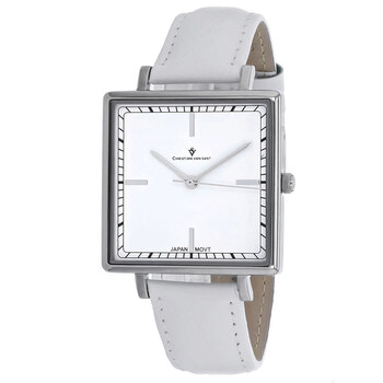 Đồng hồ Christian Van Sant Callista Quartz (máy pin) Mặt Trắng CV0410 Nữ Chính hãng Sale giá Rẻ tại XaXi World