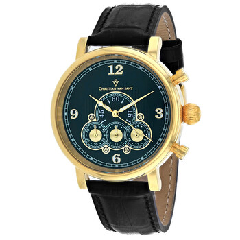 Đồng hồ Christian Van Sant Dominion Chronograph Quartz (máy pin) Mặt Xanh Lá CV0714 Nam Chính hãng Sale giá Rẻ tại XaXi World
