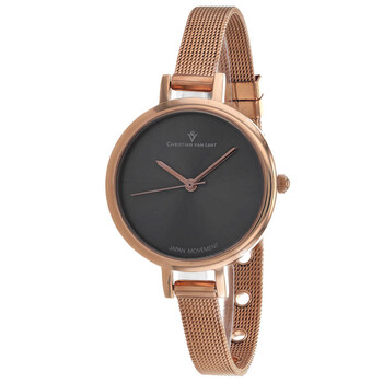 Đồng hồ Christian Van Sant Grace Quartz (máy pin) Mặt Xám CV0286 Nữ Chính hãng Sale giá Rẻ tại XaXi World
