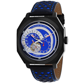 Đồng hồ Christian Van Sant Machina Automatic (máy cơ) Mặt Xanh CV0563 Nam Chính hãng Sale giá Rẻ tại XaXi World