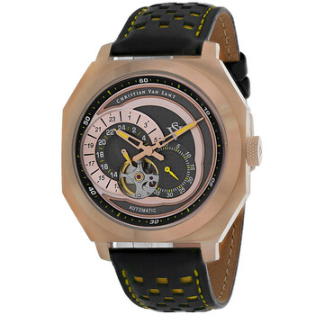 Đồng hồ Christian Van Sant Machina Automatic (máy cơ) Mặt Xám CV0565 Nam Chính hãng Sale giá Rẻ tại XaXi World