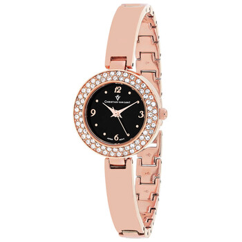 Đồng hồ Christian Van Sant Palisades Quartz (máy pin) Mặt Số Đen CV8615 Nữ Chính hãng Sale giá Rẻ tại XaXi World