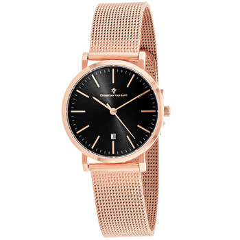 Đồng hồ Christian Van Sant Paradigm Quartz (máy pin) Mặt Số Đen CV4221 Nữ Chính hãng Sale giá Rẻ tại XaXi World