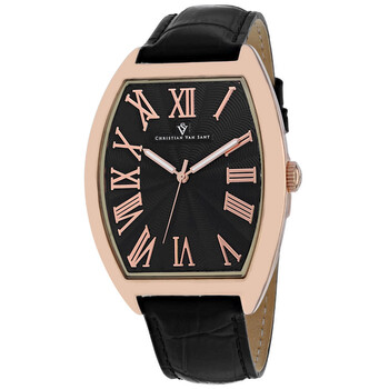 Đồng hồ Christian Van Sant Royalty Quartz (máy pin) Mặt Số Đen CV0272 Nam Chính hãng Sale giá Rẻ tại XaXi World