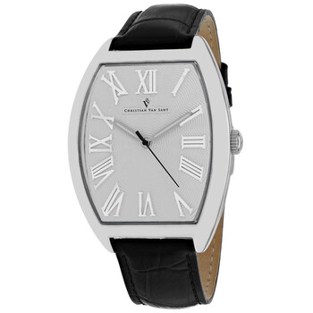 Đồng hồ Christian Van Sant Royalty Quartz (máy pin) Mặt Màu Bạc CV0270 Nam Chính hãng Sale giá Rẻ tại XaXi World